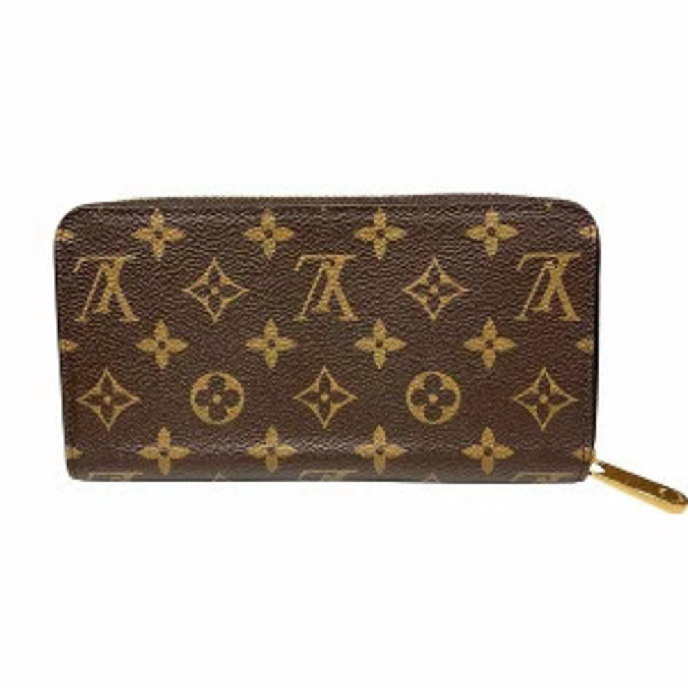 Louis Vuitton Zippy Long Monogram Wallet Brown